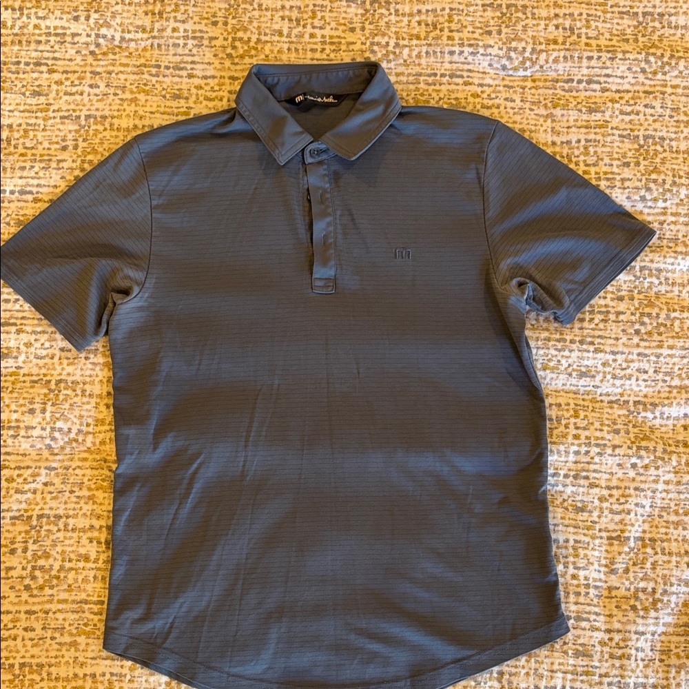 Travis Mathew Charcoal Polo Shirt